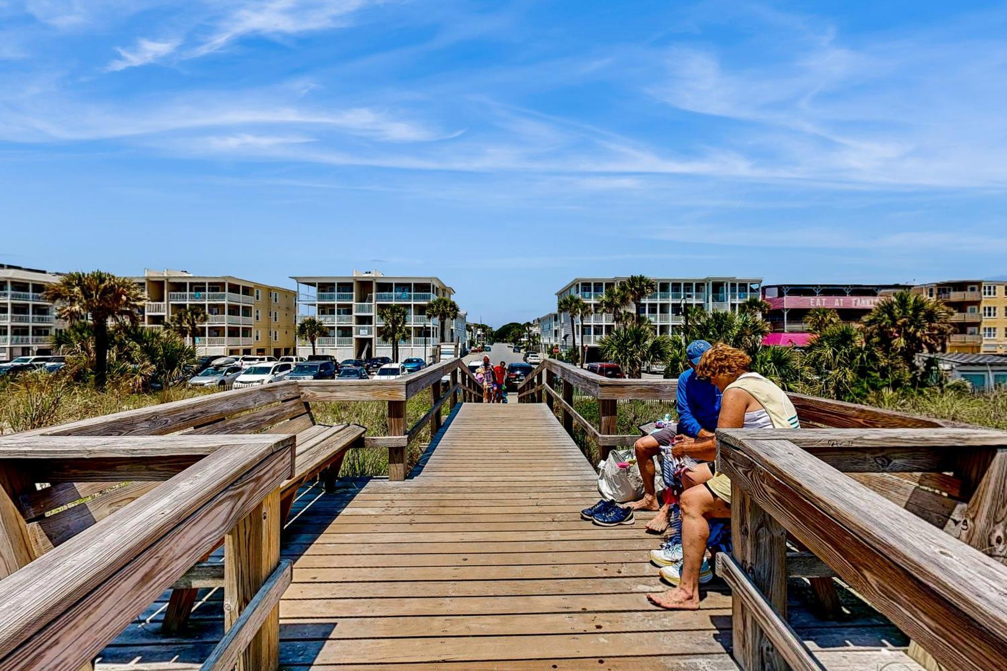 Sunrise Surf Apartment Tybee Island Bagian luar foto